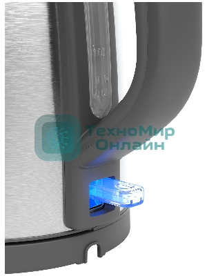 Чайник электрический Candy CK-203 1.7л. 2200Вт графит корпус: нерж.сталь