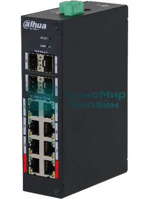 Коммутатор Dahua DH-HS4412-8ET-120 управляемый