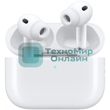 Беспроводные наушники Apple AirPods Pro (3rd Gen) белый, внутриканальные, Bluetooth, активное шумоподавление, беспроводная зарядка