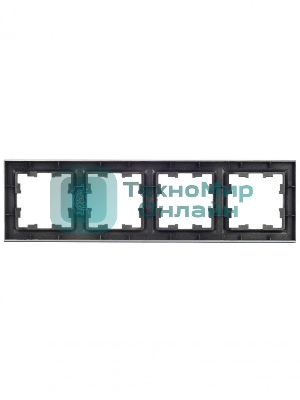 Рамка 4-местная IEK BRITE РУ-4-БрШ (BR-M42-K37) шампань