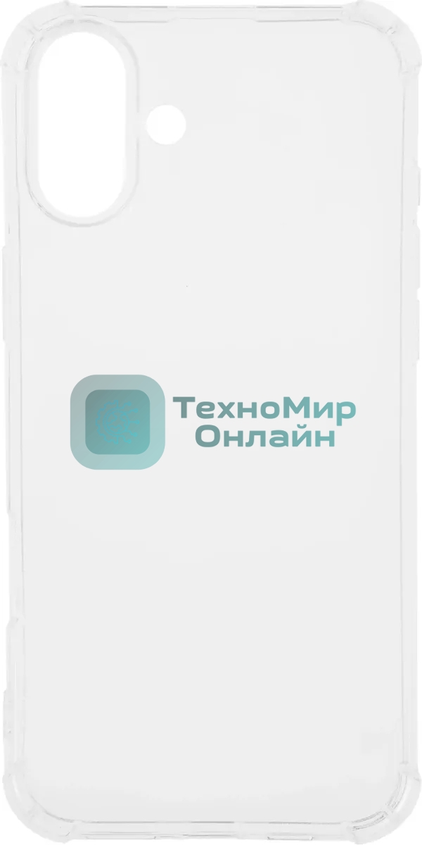 Чехол (клип-кейс) BoraSCO для Apple iPhone 16 Plus Bumper Case прозрачный (73520)