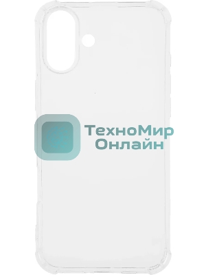 Чехол (клип-кейс) BoraSCO для Apple iPhone 16 Plus Bumper Case прозрачный (73520)
