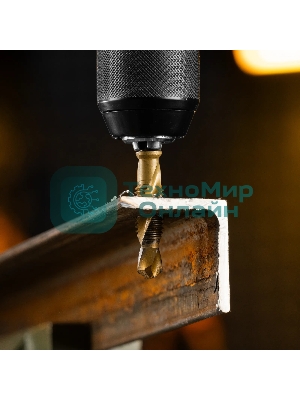 Сверло-метчик Denzel М12 х 1,75 мм, Р6М5