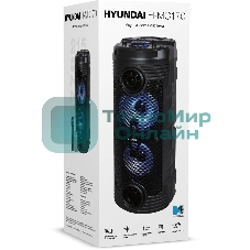 Минисистема Hyundai H-MC170 черный 80Вт/FM/USB/BT/SD/MMC