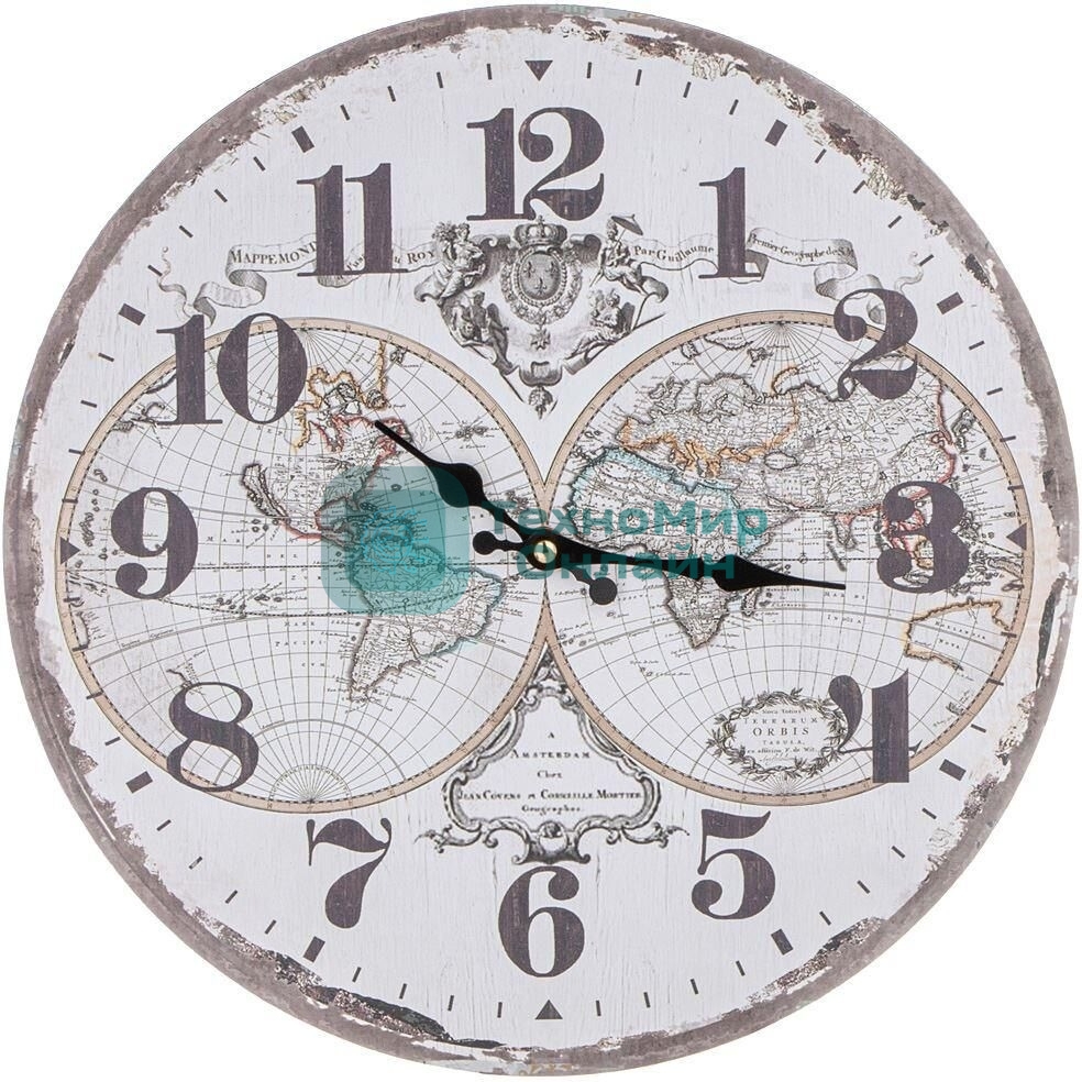 Настенные часы LEFARD 105-225 33.8*33.8см