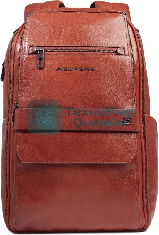 Рюкзак мужской Piquadro Solm CA7022S141/CU табачный кожа