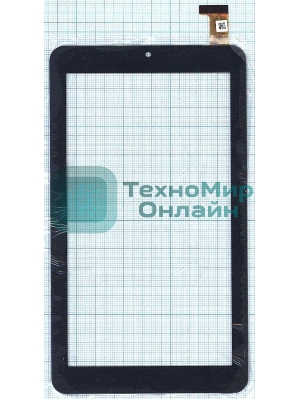 Сенсорное стекло (тачскрин) HC184104C1 FPC021H V2.0 (184x104 мм), белое