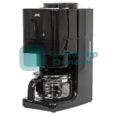 Кофеварка капельная JVC JK-CF37 черный, зерновой/молотый, 0.6 л, 730 Вт