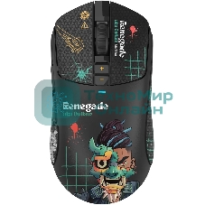 Мышь беспроводная/проводная A4Tech Bloody R72 Ultra Duo черный/рисунок, 20000 dpi, радиоканал, USB, кнопки - 7