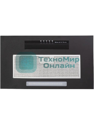 Вытяжка встраиваемая Zigmund & Shtain K 012.5 B черный, 52 см, 1010 куб. м/ч, 72 дБ