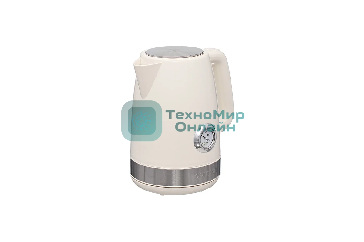 Чайник электрический OURSSON KE1716P/IV слоновая кость