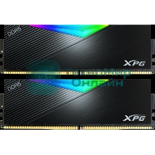 Оперативная память XPG Lancer, DDR5, 32Gb (2x16GB), 8000MHz, CL38, DIMM, с радиаторами, RGb черный