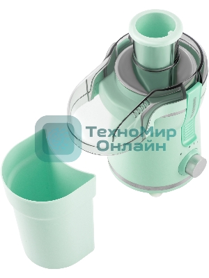 Соковыжималка Starwind SJ2326 бирюзовый, центробежная, 750 Вт, 400 мл, механическое