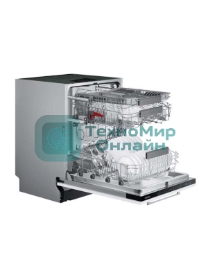 Встраиваемая посудомоечная машина Samsung DW60A6092BB/WT, черный, 59.8 см, 14 компл., 46 дБ, класс A