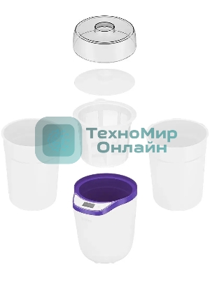 Йогуртница Kitfort КТ-2077-1 фиолетовый