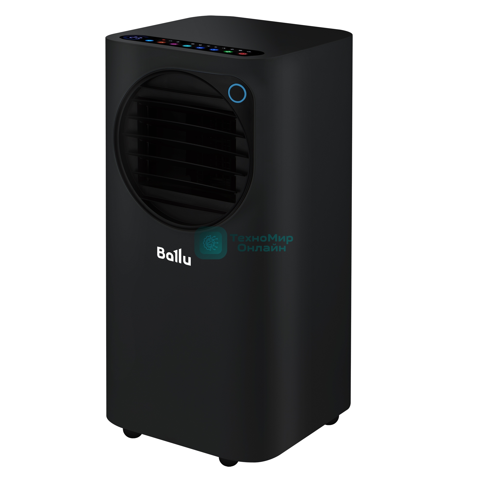 Кондиционер мобильный Ballu Eclipse BPAC-10 EPB/N6 10000 BTU, 24 м², 50 дБ, охлаждение, осушение, черный