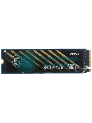 Накопитель SSD MSI PCIE 4.0 NVME M.2 500Gb SPATIUM M450 500Gb V1