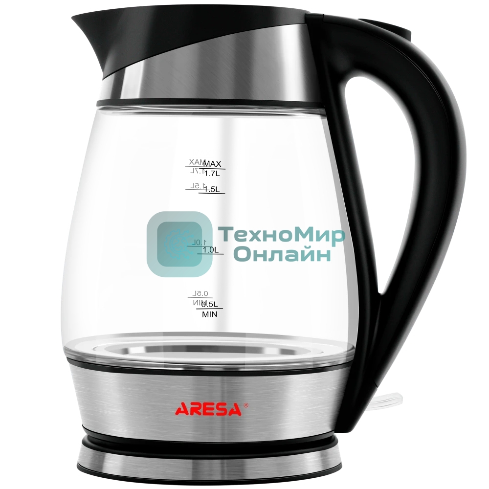 Чайник Aresa AR-3441 220-240В, 50 Гц, 2000 Вт, 1.7 л