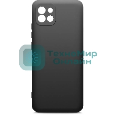 Чехол (клип-кейс) BORASCO Microfiber Case, для Samsung Galaxy A03, черный