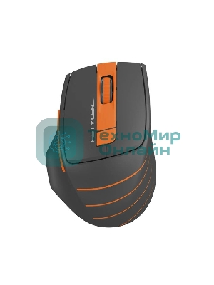 Мышь беспроводная A4Tech Fstyler FG30 серый/оранжевый, 2000 dpi, радиоканал, USB, кнопки - 5