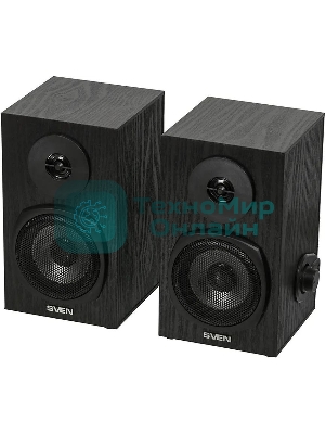 Акустическая система SVEN SPS-575 2.0 черный 6Вт