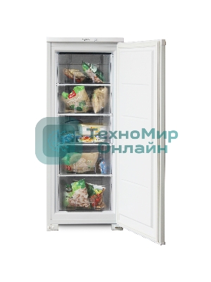 Морозильная камера Бирюса Б-114 белый, 130л, 5 ящиков