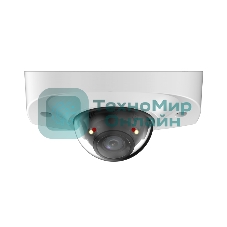 Уличная мини-купольная IP-видеокамера Dahua DH-IPC-HDBW2449FP-AS-IL-0360B Smart Dual Light с ИИ 4Мп, 1/2.9” CMOS, объектив 3.6мм, видеоаналитика, ИК до 30м, LED до 30м, IP67, корпус: металл