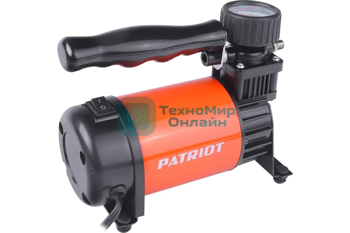 Компрессор автомобильный Patriot CC 1340 черный/оранжевый