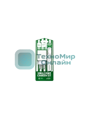 Блок питания (сетевой адаптер) HOCO C81A Asombroso single 1xUSB с кабелем Type-C, 2.1A, 10W, белый