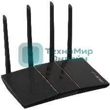 Роутер беспроводной Asus RT-AX57 AX3000 10/100/1000BASE-TX черный