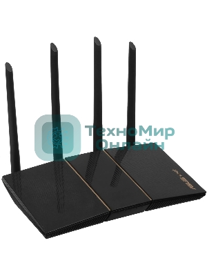 Роутер беспроводной Asus RT-AX57 AX3000 10/100/1000BASE-TX черный
