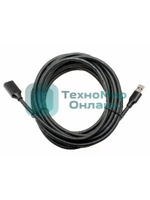 Кабель удлинительный USB3.0 Am-Af 5m Telecom черный (TUS708-5M)