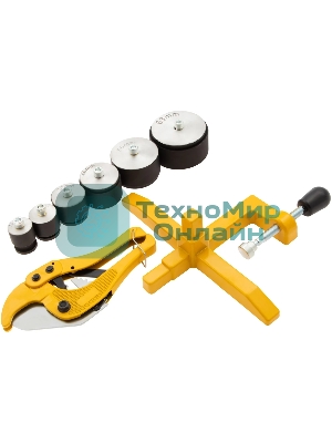 Аппарат для сварки пластиковых труб Denzel DWP-1500 1500Вт 260-300С компл насадок 20-63мм