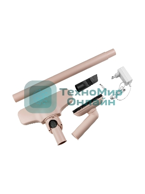 Пылесос вертикальный Galaxy Line GL 6221 бежевый, питание от аккумулятора, 130 Вт, уборка сухая, пылесборник 0.3 л, работа от АКБ max - 30 мин