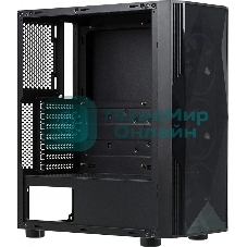 Компьютерный корпус Aerocool/Formula F-3401 (V1) черный без БП ATX 3x120мм 2xUSB 2.0 1xUSB 3.0 audio bott PSU