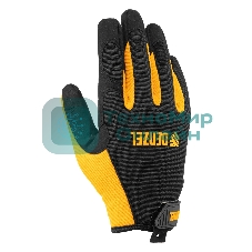 Перчатки универсальные Denzel на липучке, размер 9