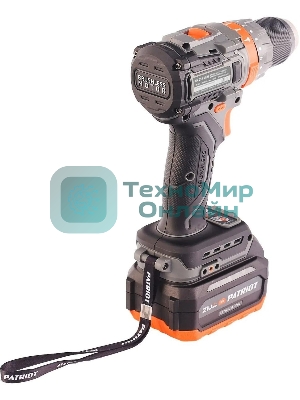 Дрель-шуруповерт Patriot BR 214UES, 21 В, 4 Ач, 85 Нм, бесщеточный