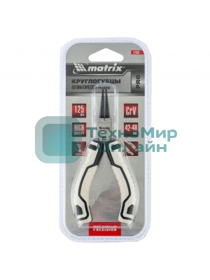Круглогубцы Matrix Mini, 125 мм, авторазжим, PRO