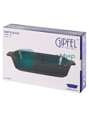 Форма для запекания MATTE BLACK квадратная 29,5x25,5x6,9см, жаропрочная керамика