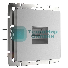 Розетка Ethernet RJ-45 (серебряный)
