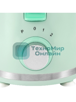 Соковыжималка Starwind SJ2326 бирюзовый, центробежная, 750 Вт, 400 мл, механическое