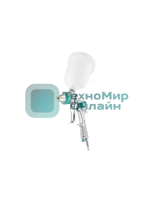 Краскопульт пневматический Stels ag 801 hvlp 57360 гравитационный сопло 1.5мм и 1.8мм