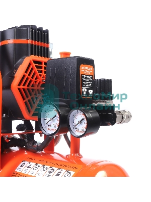Компрессор поршневой безмасляный Patriot KDS 190 F10 (190 л/мин, 0,95 кВт, 8 бар, 10 л, 2800 об/мин, быстросъем 1/4)
