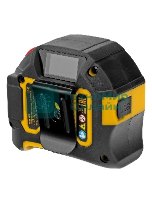 Лазерный дальномер с рулеткой Denzel LT-40, 5м x 19 мм, дальномер 40м, автомат. фиксация