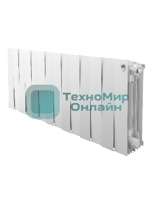 Радиатор биметаллический Royal Thermo PianoForte 300 белый - 14 секц.