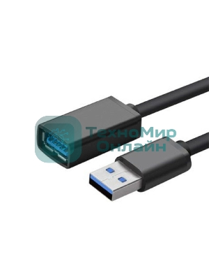 Кабель Bion удлинительный USB 3.0 AM/AF, 3 м, черный BXP-CCP-USB3-AMAF-030M