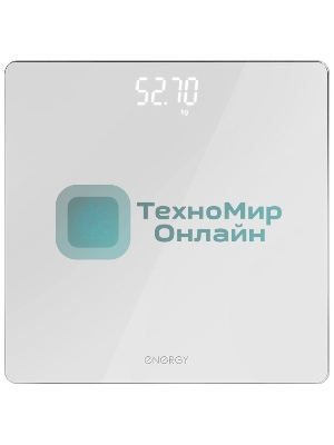 Весы напольные электронные Energy EN-421 (стеклянная поверхность, 180 кг, белый)