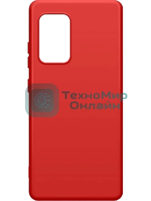 Чехол (клип-кейс) BORASCO Microfiber Case, для Samsung Galaxy A52, красный