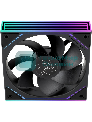 Кулер для корпуса Thermalright TL-M12R Reverse (124x120x25mm, 4-pin PWM, ARGB, 42.6CFM, 23.2dBA, 1500RPM, черный)
