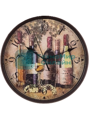 Настенные часы LEFARD 220-364 CHEF KITCHEN d24,5см циферблат d23см